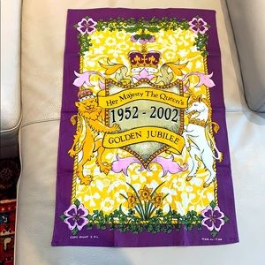 🇬🇧 New Her Majesty golden jubilee tea towel
